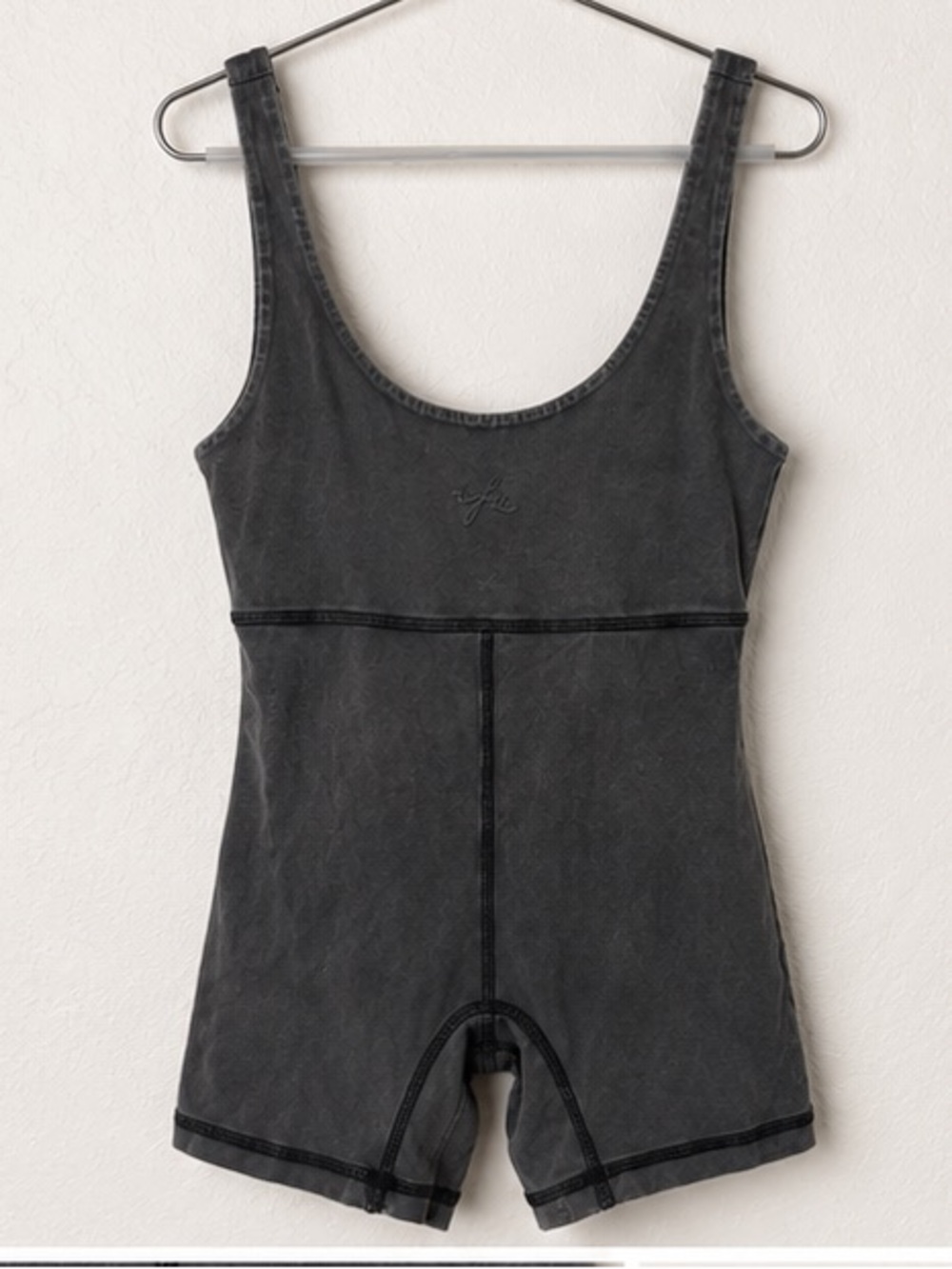 Urban Outfitters Black Short Romper Bodysuit with Scoop Neck